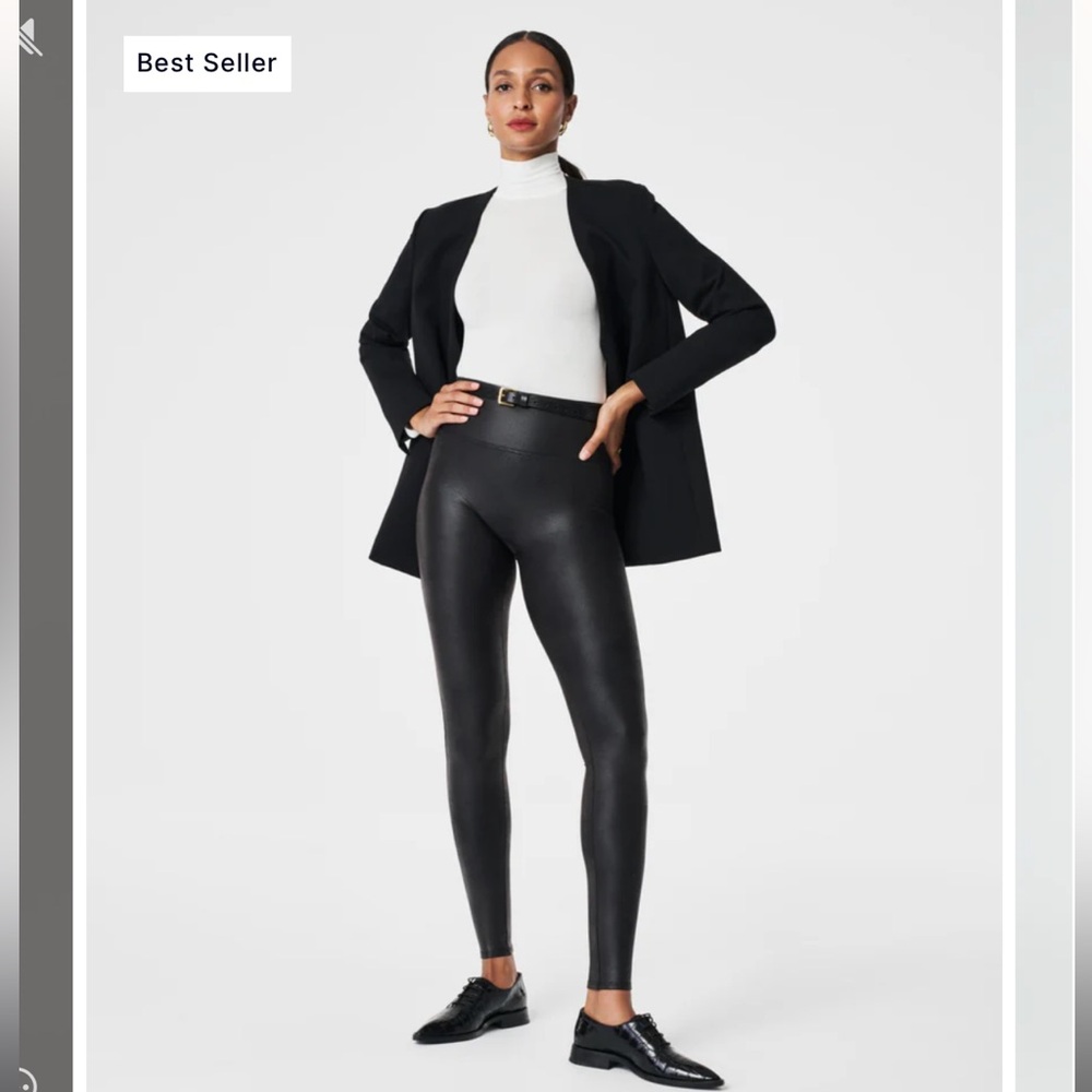 Spanx Faux Leather Leggings